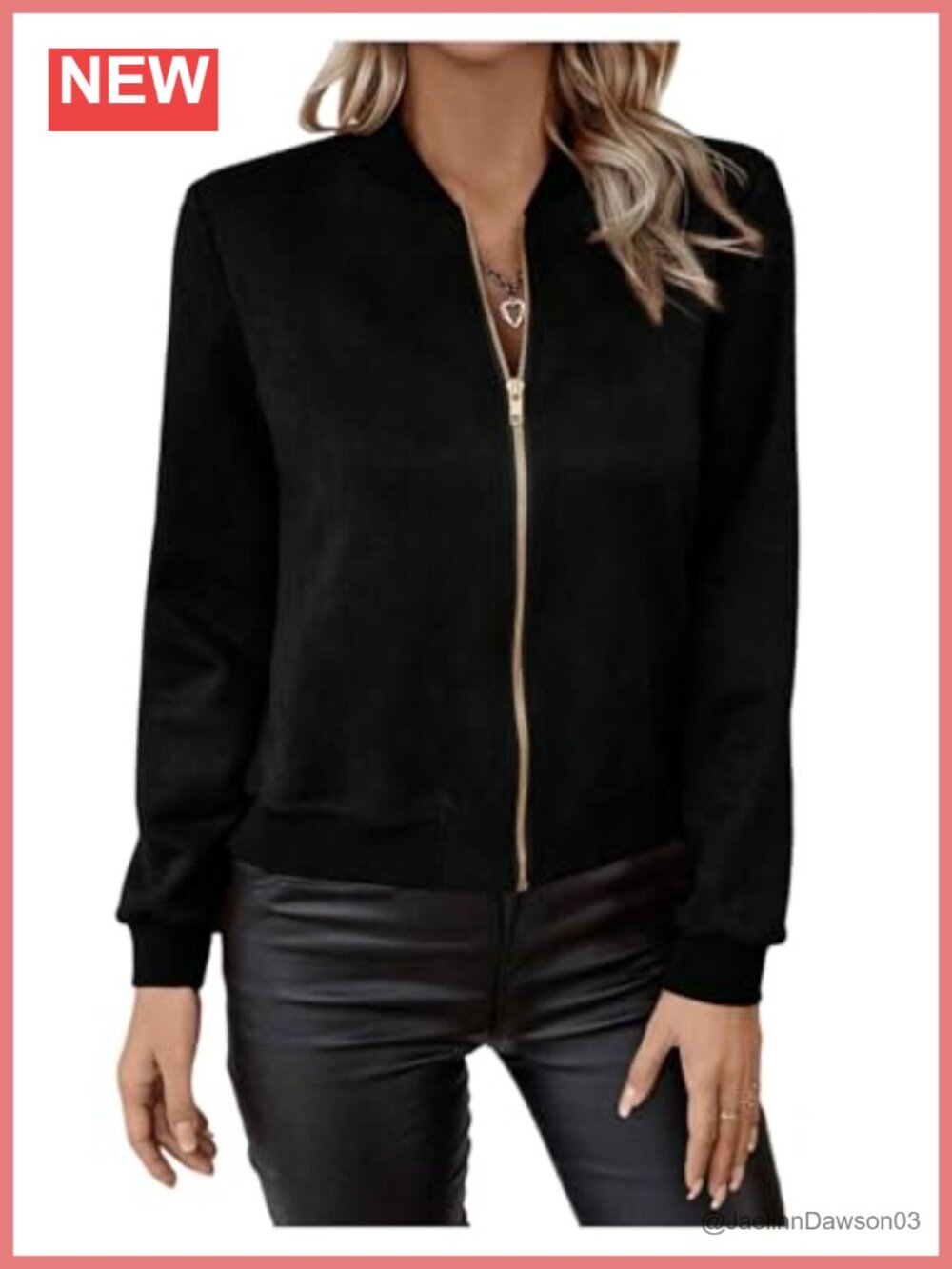 Faux Suede Zip Up Bomber Jacket Lightweight Streetwear Casual